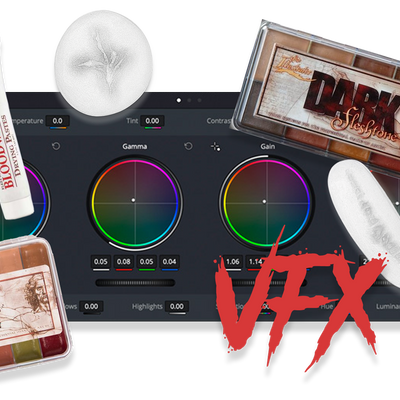 On-set makeup vs. post-production