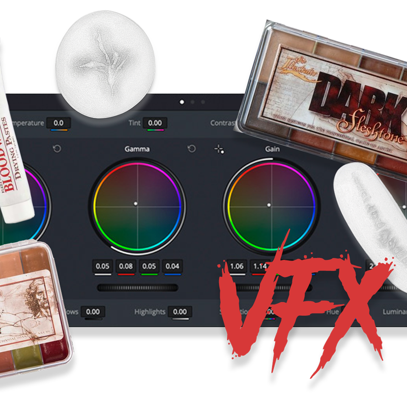 On-set makeup vs. post-production