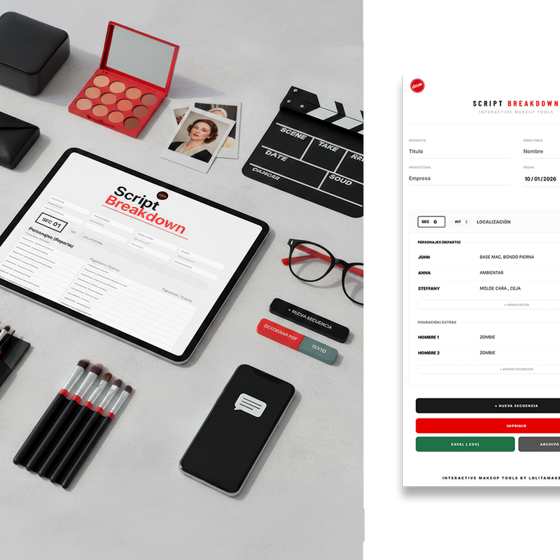 Script Breakdown: The ultimate tool for continuity on set. 